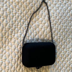 Kotur Women's Black Formal Clutch - Small Hard Case (5.5" x 1.5" x 3.5")